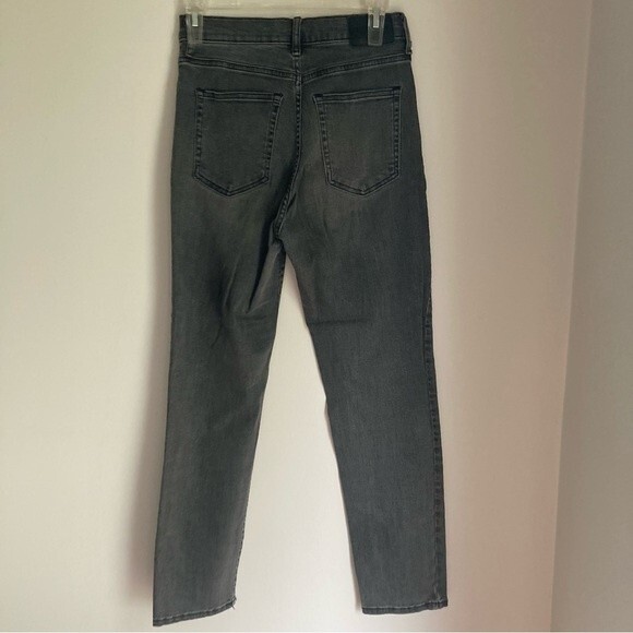 Everlane Women’s cigarette straight leg faded black gray jeans size 28 regular! - Picture 9 of 11